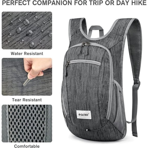 Hiking Backpack Lightweight Packable Hiking Daypack Small Travel Outdoor  main image 6